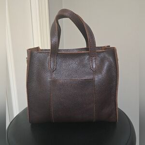 Portland Leather Lola Crossbody Tote/Color: Coldbrew